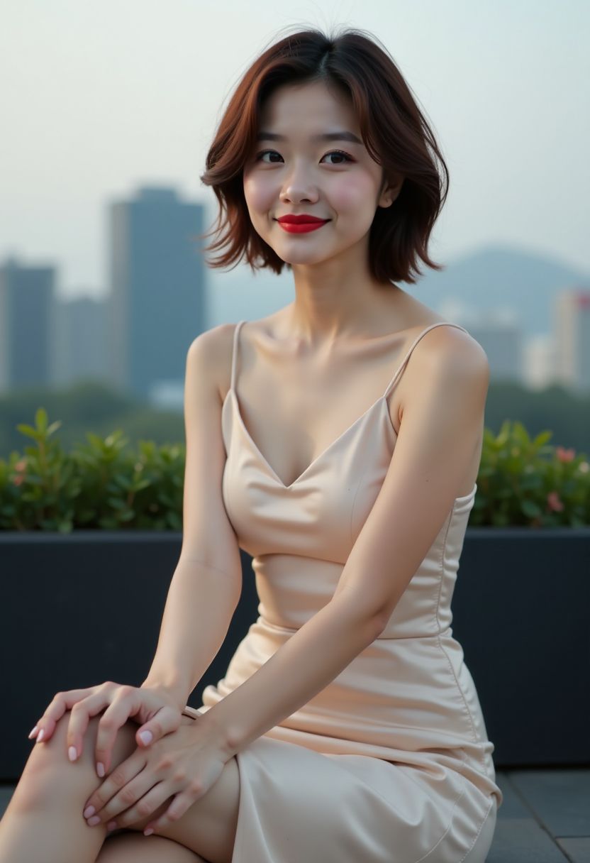 年轻的女学生研讨